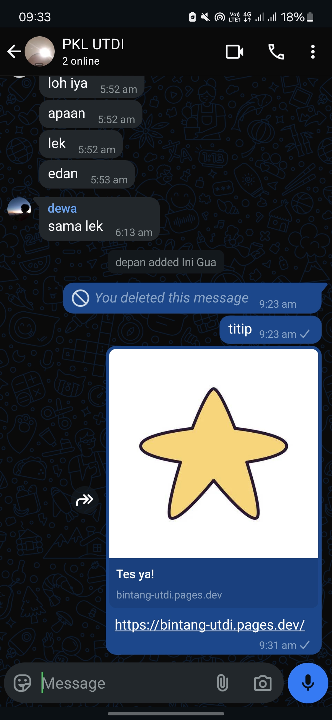 screenshot whatsapp.
